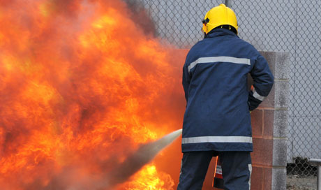 Fire training North Wales